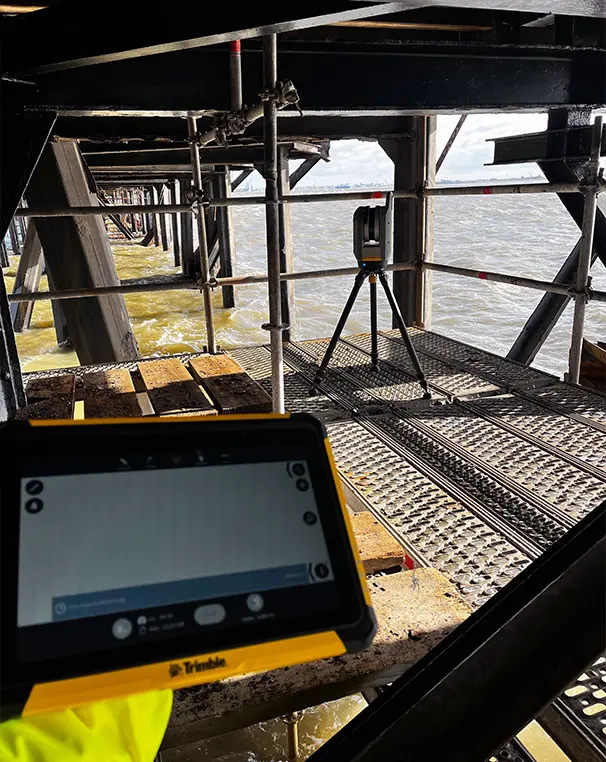 3D-Vermessung auf der Baustelle mit Trimble X7 Laserscanner – Metallbau Plaisier